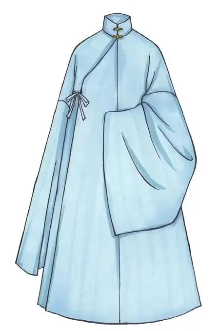 Stand-up collar long coat