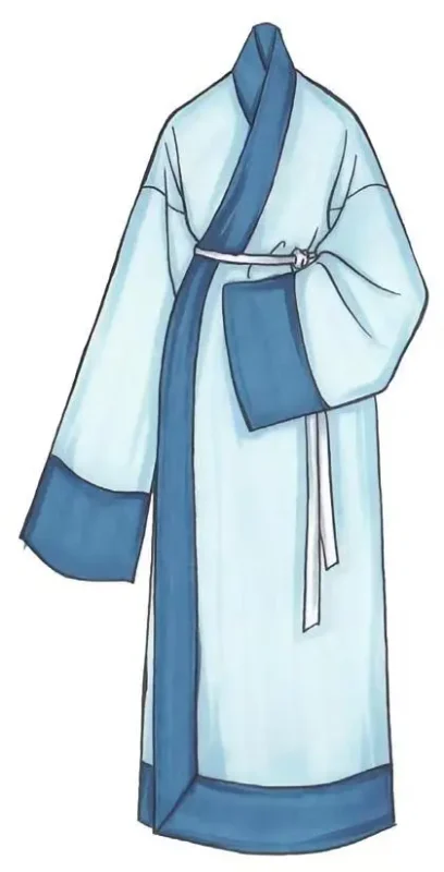 straight-hem robe