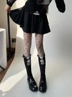 Black Lace Cheongsam(Qipao) Stockings