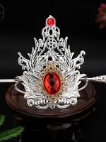 Elegant Chinese Antique Jewelry Hanfu Hair Crown