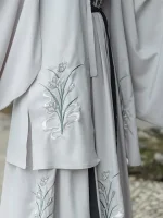 Men's Spring and Autumn Grey Song Dynasty Hanfu