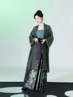 Ming Dynasty Mamian Qun Hanfu Set