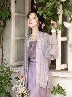 Purple Fairy-Style Hanfu & Song Dynasty Fashion Dress