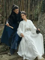 Unisex 5-Piece Set Couples Hanfu