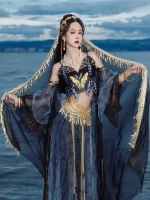 Sexy Chinese Hanfu: Dunhuang Feitian Goth Dance Dress