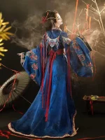 Women’s Blue Jin Dynasty Hanfu Dress