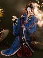 Women’s Blue Jin Dynasty Hanfu Dress