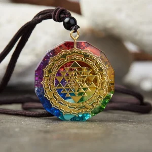 Chakra Orgonite Healing Cleansing Necklace