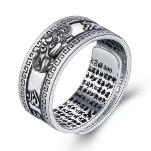 Feng Shui Pixiu Wealth Attracting Ring