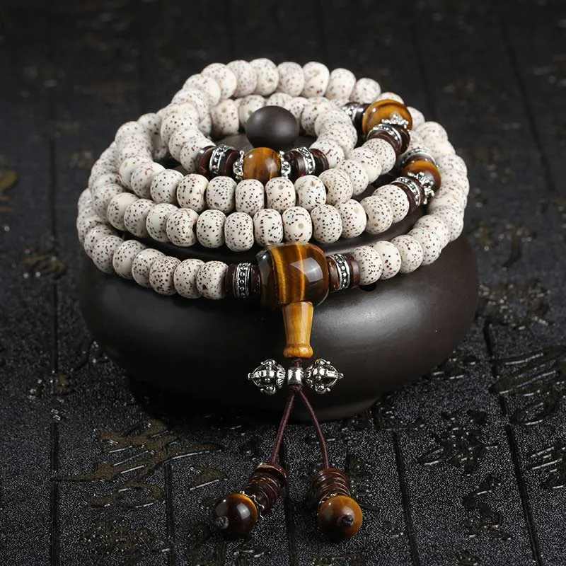 Tibetan 108 bead bodhi mala bracelet