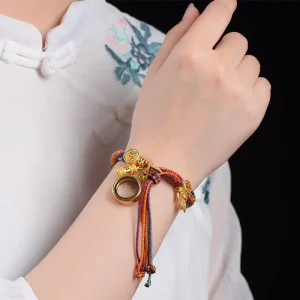 Tibetan Style Lucky Colorful Rebirth Knot Bracelet