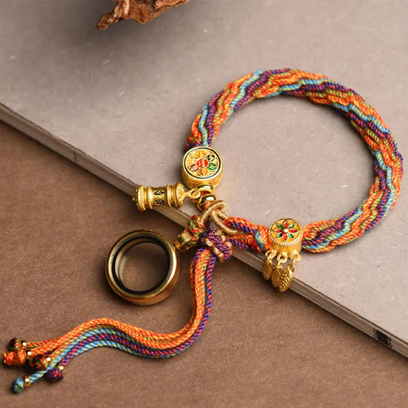 Tibetan Style Lucky Colorful Rebirth Knot Bracelet
